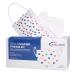 Wellsamed Wellsamask 50 pieces medical face mask Type IIR with elastic band with motif dots