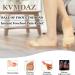 KVMDAZ Metatarsal Pads - Foot Cushions with Toe Separators for Metatarsalgia & Neuroma - Pain Relief for Calluses, Blisters & Corns (1 Pair) - Buy Online on GoSupps.com