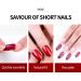 24PC Dark Green Square Press-On Nails - Short Shiny Full Cover Artificial Acrylic Nails for Women & Girls - International Shipping Available - Buy Online on GoSupps.com