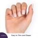 Nailene So Natural Undecorated Fake Nail Kit with 216 Nails - Comfortable & Long-Lasting Design - Buy Online on GoSupps.com