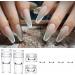 Facynde 8 Pcs Nail Art Stamper Set - Silicone French Nail Stamps for Perfect Manicure & Nail Polish Art - Buy Online on GoSupps.com