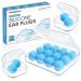 Wanocean earplugs made of soft silicone (8 pairs) earplugs sleep for noise reduction reusable SNR 27 dB to protect the hearing