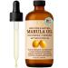 Pomberries Marula Oil | 100% Pure Cold-Pressed & Unrefined | Marula Oil for Face Skin & Hair Rich in Omegas 6 7 & 9 Helps Improve the Look of Fine Lines & Wrinkles | 4 fl oz Glass Bottle
