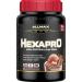 ALLMAX HEXAPRO Chocolate - 2 lb - 25 Grams of Protein Per Serving - 8-Hour Sustained Release - Zero Sugar - 21 Servings