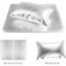 djkyu 1Set Soft PU Leather Nail Art Design Gold/Silver Hand Rest Cushion Pillow with 1Pc Foldable Pad Manicure Tool Fit for Home Use Salon (Color : K1) - Buy Online on GoSupps.com