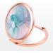 Rose Gold Compact Mirror - Double-Sided 2x/1x Magnification, Portable Hand Mirror for Women and Girls - Blue Marble Design - Great Gift Idea - Buy Online on GoSupps.com
