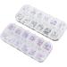 Halloween Decoration 2 Box Salon 3D Skull Pattern Nail Art Slices Clay Halloween Nail Art Sequins Party Decoration for Women - Buy Online on GoSupps.com
