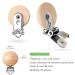 20 Pieces Natural Beech Wood Pacifier Clips - DIY Baby Teething Toys & Secure Holders for Pacifiers - International Shipping Available - Buy Online on GoSupps.com