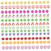 minkissy 7200 Pcs 12 Fruit Sliced nail Art Accessories Nail Fruit Slice Nail Art Decorations Nail Art Slices Arts Crafts Slices Nails Decoration Resin Manicure Decorative Sheet