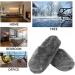 Buy Electric Heating Shoes - Warm USB Plush Zip Design Slip-Proof Sole for Cold Weather - Gray - Buy Online on GoSupps.com