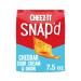 Cheez-It Snap'd Cheese Cracker Chips, Thin Crisps, Lunch Snacks, Cheddar Sour Cream Onion, 7.5oz Pouch (6 Pouches) Cheddar Sour Cream & Onion 6 Bags (7.5 Ounce Bag)