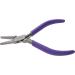Beadsmith Flat Nose Pliers 4.5 inches - Purple Vinyl Grip Handle, Double Leaf Springs - Jewelry Making Tool - Buy Online on GoSupps.com