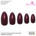 Shop Bling Art Red Brown Almond Stiletto Coffin False Nails - 24 Long Tips | International Shipping Available - Buy Online on GoSupps.com