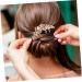 DRESSOOS Hair Comb Rhinestone Clips Rhinestone Hair Pin Hair Side Comb Rhinestone Hair Clips Hair Accessories for Women Bride Hair Accessories Tiara Decorate Bow Tie Mother Metal - Buy Online on GoSupps.com