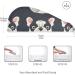 Buy Sweet Cute Bulldog Hair Towel 2 Pack - Super Absorbent Quick Dry Turban for Women & Girls | International Shipping - Buy Online on GoSupps.com