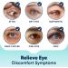 Heated Eye Mask for Dry Eyes - Cordless Warm Compress for Blepharitis & Styes | 1500mAh Battery Washable Cover | Perfect Gift (Blue - Buy Online on GoSupps.com