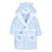 Metzuyan Baby Boys & Girls Teddy Bear Novelty Hooded Dressing Gown with Pockets and Ears 6-12 Months Blue