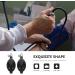 Operitacx 2Pcs Black Manual Inflation Blood Pressure Latex Bulb Set | Replacement Kit with Air Release Valve - Buy Online on GoSupps.com