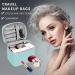 Large Aqua Green Makeup Bag Organizer - Travel Cosmetic Case with Mesh Brush Holder - Buy Online on GoSupps.com