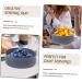 Zerodeko Fryer Silicone Mat Airfryer Air Fryers Oven Mini Cake Pan Air Fryer Basket Food Grade Round Tray Grey 17X17CM - Buy Online on GoSupps.com