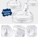 Variable Flow Silicone Baby Bottle Nipples - Set of 4 | Wide-Neck Design, Fits 7cm Diameter Bottles | Ideal for Babies Over 6 Months | Duckbill Cross Shape - Buy Online on GoSupps.com