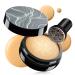 Air Cushion CC Cream - Moisturizing BB Cream Foundation Long-Lasting Waterproof New Mushroom Head Cushion Foundation Concealer for Even Skin Tone (Buff Beige 1 PCS)