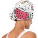 Super Absorbent Fruit Watermelon Pineapple Hair Towel 2 Pack | Quick Dry Turbans for Women & Girls - Button Twisty Wrap - Buy Online on GoSupps.com