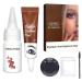 Eyebrow & Eyelash Color Kit  Eyebrow Ti- t & Eyelash Ti- t  Suitable for Salon & Home Use (Coffee)