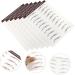 FOMIYES 24 Pcs Eyebrow Stickers Black Stickers Bionic Eyebrow Imitation Eyebrow Sticker Eyebrow Trimming 3d - Buy Online on GoSupps.com
