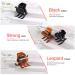Morhom 6-Piece Medium Hair Claw Clips for Women and Girls - Ideal for Thick or Medium Hair - 1.3 Inch Size - MIX - Buy Online on GoSupps.com