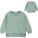 Girls Solid Color Fleece Sweatshirt Pullover Top - 2-Green, 12-24 Months - Buy Online on GoSupps.com