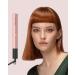 Professional 2-in-1 Hair Straightener and Curler - Titanium Flat Iron for All Hairstyles - 1 Inch Rose Gold - Dual Voltage - Ideal for Thick Hair - Buy Online on GoSupps.com