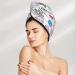 Hair Towel Wrap - Quick Drying Hair Turban with Button | Stamp Set Collection - Buy Online on GoSupps.com