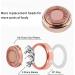 Gift2u Facial Hair Remover Replacement Heads - Rose Gold Shaver Cutter with 18K Gold-Plated Blade Cover for Face, Leg, Armpit, Back - Buy Online on GoSupps.com