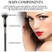 3 Folding Angle Scalloped Lash Brush Eyelash Comb Separator Fan-shaped Curved Eyelash Brush Without Clumps Bristles Lengthened Lashes Eyebrow Brush For Natural Lifted Effects - Buy Online on GoSupps.com