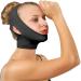 Post Surgical Chin Strap Bandage for Women - Neck and Chin Compression Garment Wrap - Face Slimmer, Jowl Tightening, Chin Lifting (Medium (Pack of 1)) Black Medium (Pack of 1)
