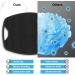 Zomira Silicone Body Scrubber - Soft Exfoliating Shower Brush for Gentle Body Cleaning - No-Slip Handle, Long-Lasting & Easy to Clean - Ideal for All Skin Types (1pc, Black) - Buy Online on GoSupps.com