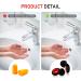 3-Layer Noise Reduction Ear Plugs for Sleeping, Swimming, Studying, Working, Concert - Black+Red - Buy Online on GoSupps.com