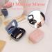 Female Travel Lipstick Case with Mirror - Pink Leather Makeup Bag for Women's Toiletries, Daily Touch-ups & Cosmetic Storage - Buy Online on GoSupps.com