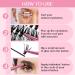 280 Pcs 40D+50D Mixed Lash Clusters - DIY Lash Extension Kit for At-Home Application - 14 Rows Cluster Lashes - 9-15 mix 40D+50D-C-Large - Buy Online on GoSupps.com