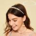 Luxurious 6-Pack White Pearl Headbands for Women - Bridal Rhinestones Hair Accessories for Wedding & Daily Wear - Buy Online on GoSupps.com