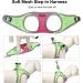 Doramio Dog Harness for Small Dogs - Reflective & Breathable Safety Harness with Leash | Ideal for Dogs & Cats (L Rose Red) - Buy Online on GoSupps.com