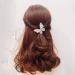 Rhinestone Butterfly Gold Hair Barrette | Zircon Hair Clip for Women | Fashion Hair Grip - Buy Online on GoSupps.com
