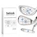 Seticek Golf Impact Tape Set 300Pcs, Self-Teaching Sweet Spot and Consistency Analysis, Golf Club Impact Stickers for Woods Irons and Putters Each 100 Pcs,Useful Training Aid Improve Ball Striking Fit Right Handed Golfer