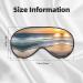 Buy Sunset Over The Waves Eye Mask - Soft Adjustable & Comfortable Sleep Mask for Men & Women | International Shipping - Buy Online on GoSupps.com