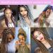 Buy 24 Jumbo Braids - Kanecalon Synthetic Crochet Hair Extensions (3 Bundles) - Afro Box Braiding in Red - 60cm - Buy Online on GoSupps.com