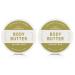 Old Whaling Co Coconut Milk Body Butter 2 Pack Soothing Cream with Shea Butter Aloe and Sunflower Oil Tropical Floral Scent 8oz Jars Set of 2 Coconut Milk 8 Ounce (Pack of 2)