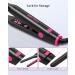 Small Flat Iron for Short Hair | 3/10 Mini Hair Straightener with Adjustable Temp | Ideal for Edges Pixie Cuts & Bangs | Tiny Flat Iron with Auto Shut Off - Buy Online on GoSupps.com