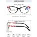 Lanomi Women's Cat Eye Reading Glasses with Blue Light Filter - Floral Design Visual Aid 1.0 to 4.0 Diopters - Buy Online on GoSupps.com