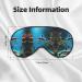 3D Underwater World Fish Dolphi Print Double-Sided Eye Mask Soft and Light Blocking for Enhancing Sleep Quality - Buy Online on GoSupps.com